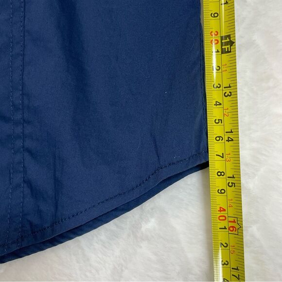 NWT Chico’s Casual Cotton Button Down Collared Long Sleeve Shirt Blue Size 0 - Picture 8 of 16